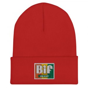 Cuffed Beanie with Embroidered Logo – growbif.com